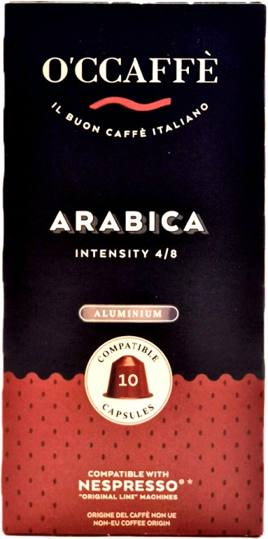 O'Ccaffé Arabica hliník 10 porcí - kompatibilní s kávovary Nespresso®