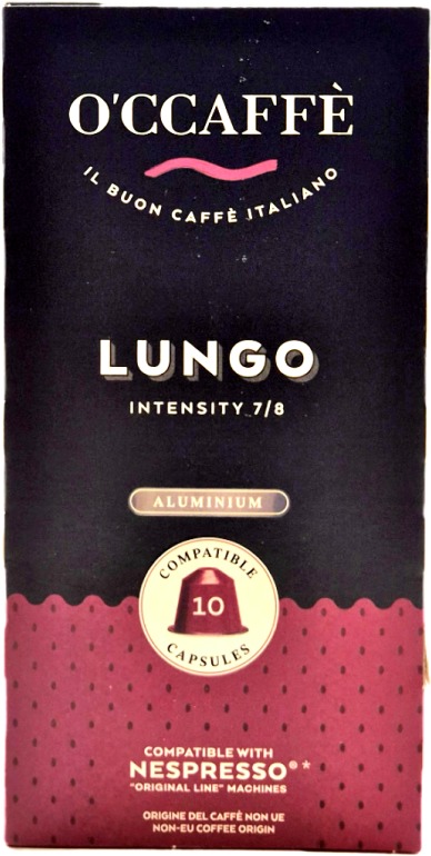 O'Ccaffé Lungo hliník 10 porcí - kompatibilní s kávovary Nespresso®