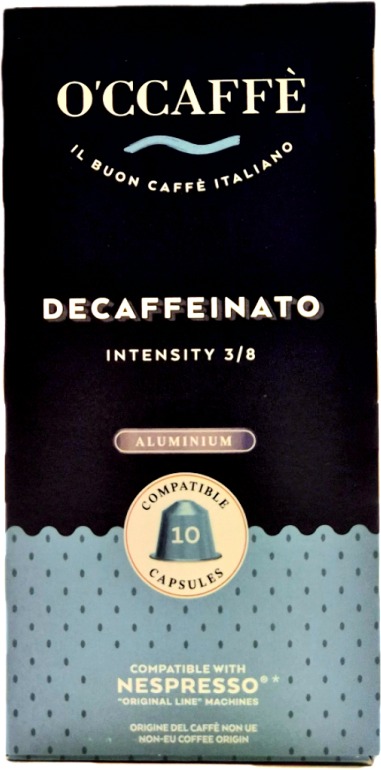 O'Ccaffé Bezkofeinové hliník 10 porcí - kompatibilní s kávovary Nespresso®
