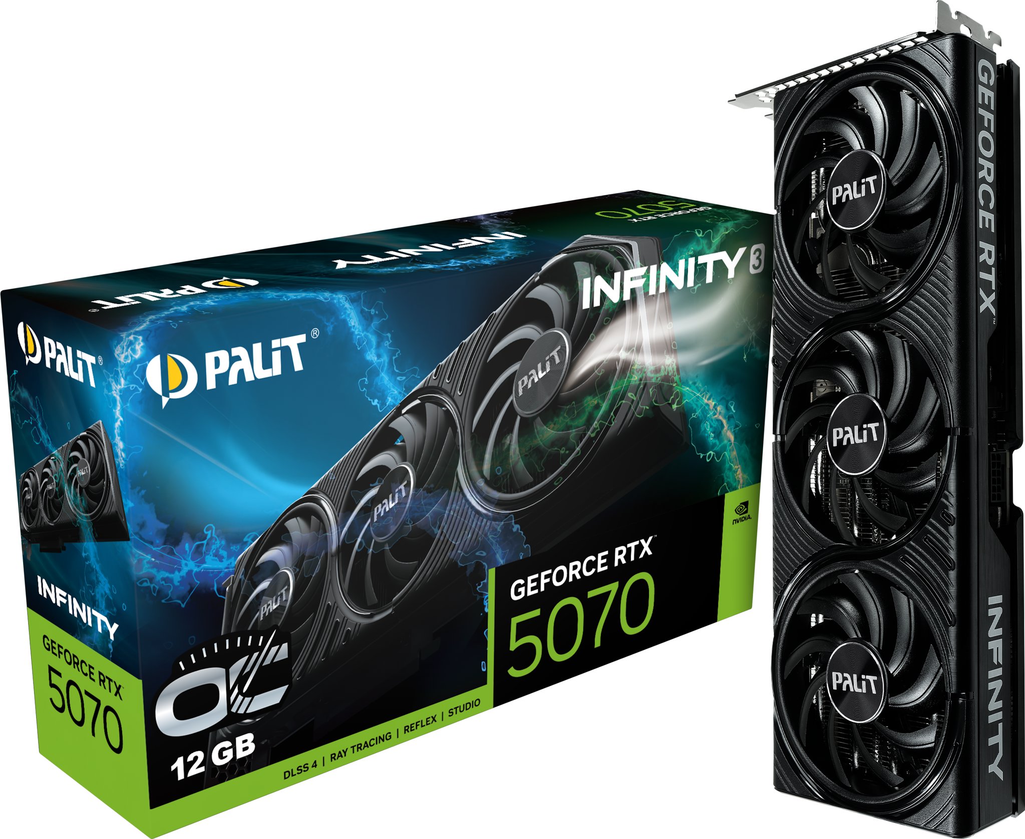PALIT GeForce RTX 5070 Infinity 3 OC 12G