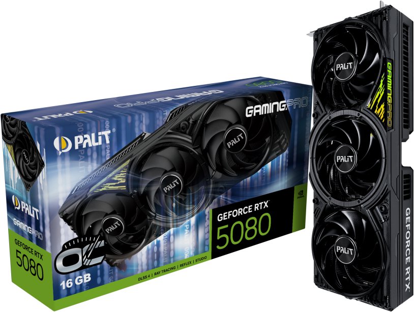 PALIT GeForce RTX 5080 GamingPro OC V1 16G