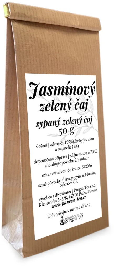 Pangea Tea zelený sypaný čaj Jasmínový, 50g