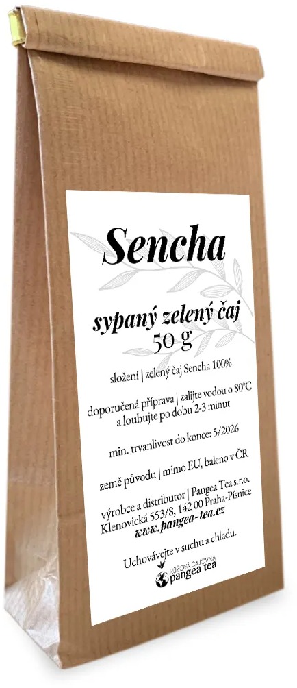 Pangea Tea zelený sypaný čaj Sencha 50g