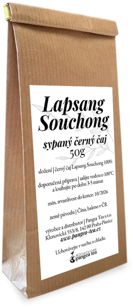 Pangea Tea černý sypaný čaj Lapsang Souchong 50 g