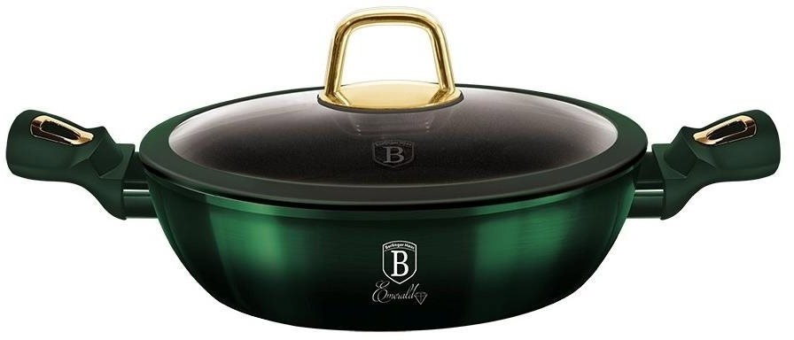 BERLINGERHAUS Pánev hluboká s titanovým povrchem 28 cm Emerald Collection