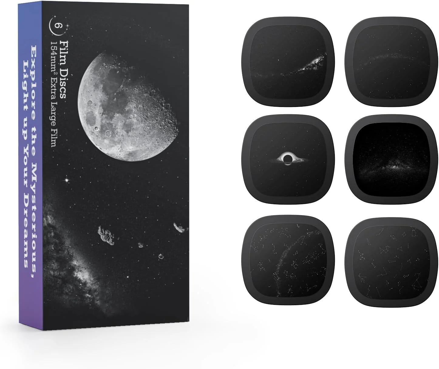 Bolong Doplňující sada kazet pro projektory Bolong a Nanxin, 4K 3: Galaxie