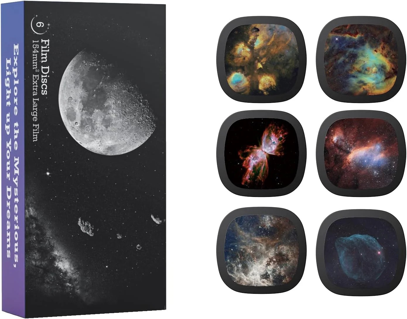 Bolong Doplňující sada kazet pro projektory Bolong a Nanxin, 4K 9: Mlhoviny IV