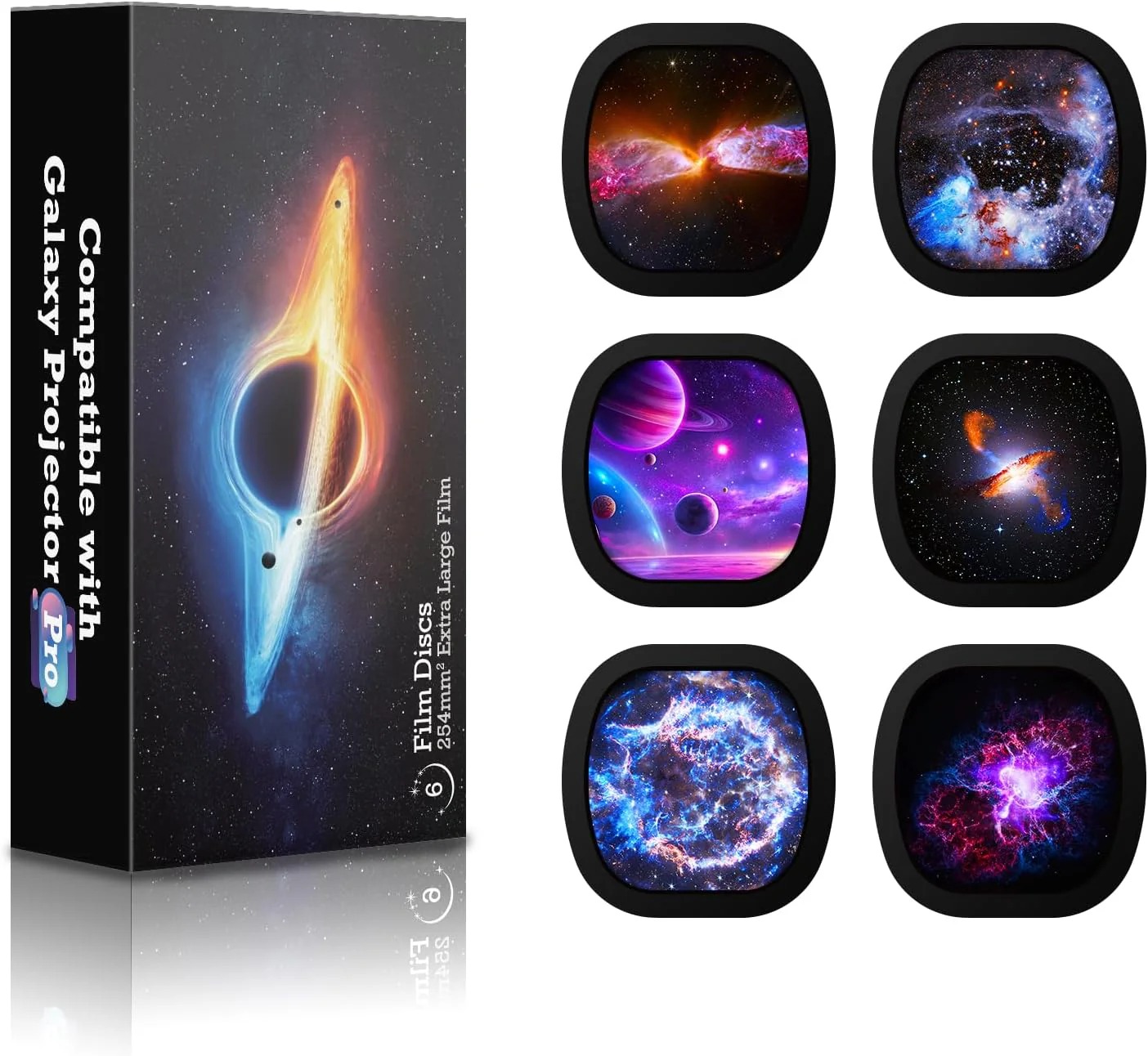 Bolong Doplňující sada kazet pro projektory Bolong a Nanxin, 4K 13: galaxie a mlhoviny 2