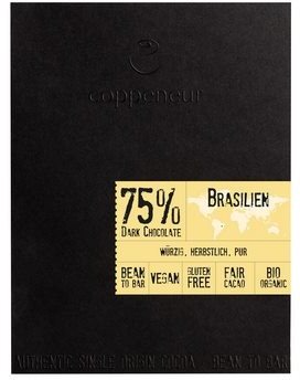 Brazílie 75%, hořká čokoláda, BIO