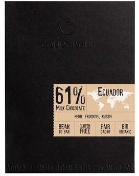 Ekvádor 61%, mléčná čokoláda, BIO