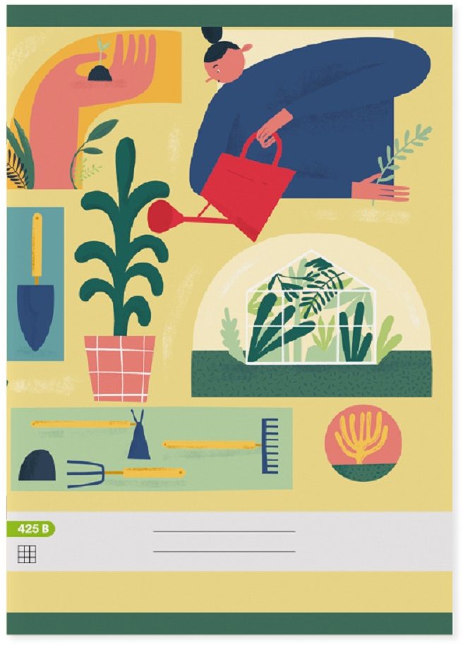 Papírny Brno Premium 465, A4, 60 listů, čtverečkovaný papír pro tisk.