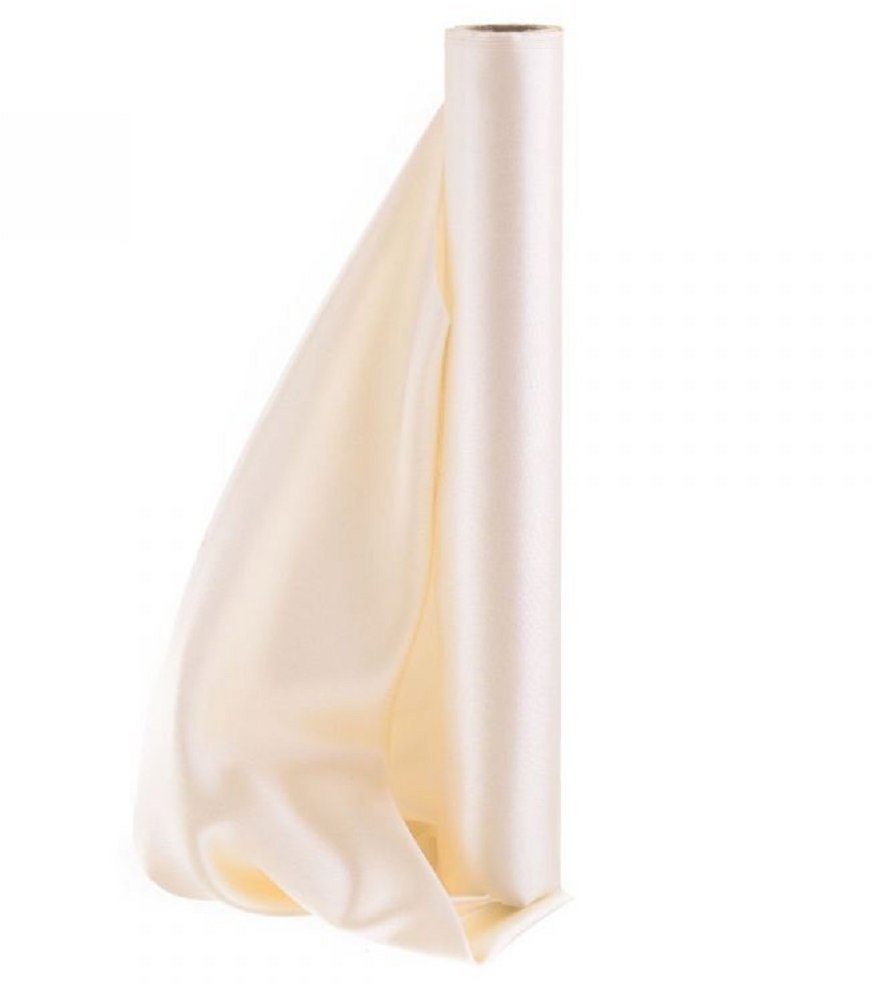 PartyDeco Satén 36 cm/9 m krémový