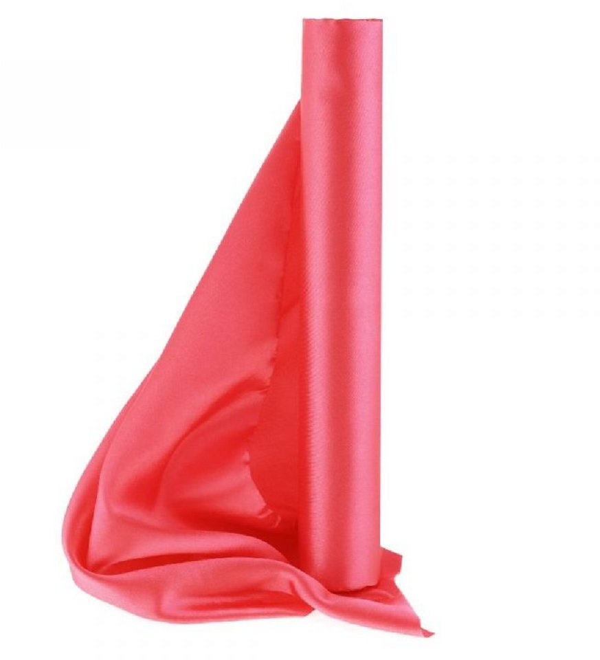PartyDeco Satén 36 cm/9 m červený