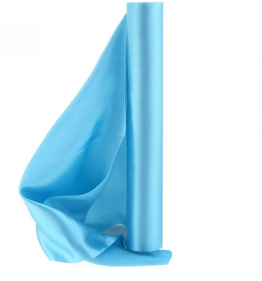 PartyDeco Satén 36 cm/9 m tyrkysový