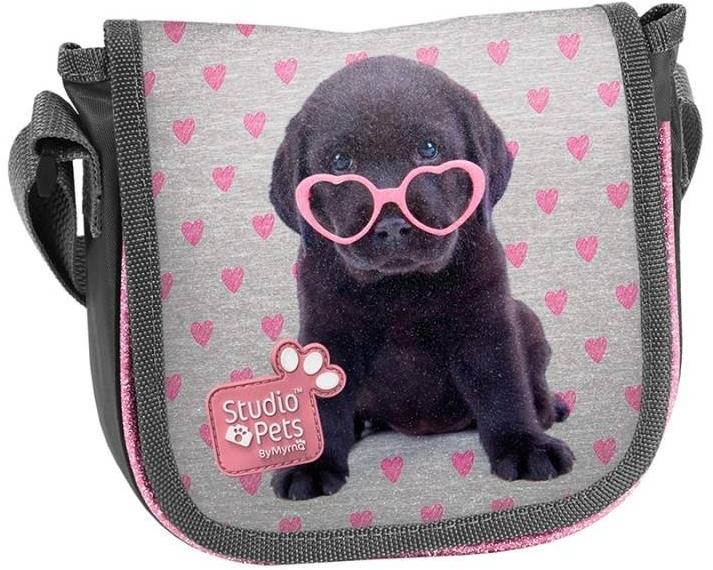 PASO taška přes rameno pejsek štěně s brýlemi