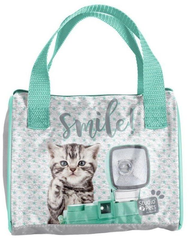 PASO Kabelka dívčí taška kočka s foťákem