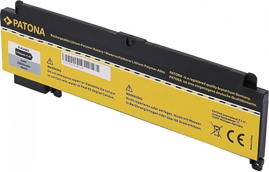 Patona pro LENOVO Thinkpad T460S/T470S 2000mAh Li-Pol 11,4V 01AV405