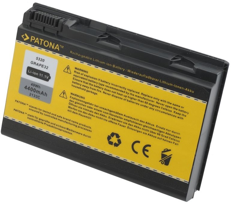 PATONA pro ntb Acer 5220/5620 4400mAh Li-Ion 11.1V!