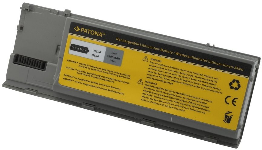 PATONA pro ntb Dell D620 4400mAh Li-Ion 11,1V