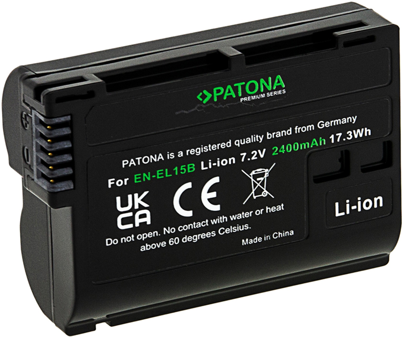 PATONA pro Nikon EN-EL15B 2400mAh Li-Ion Premium