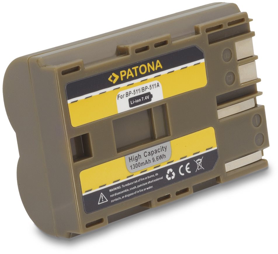 PATONA pro Canon BP-511 1300mAh Li-Ion