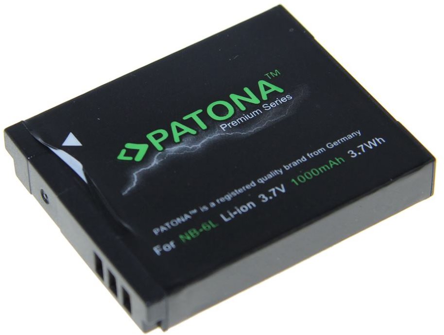 PATONA pro Canon NB-6L 1000mAh Li-Ion Premium