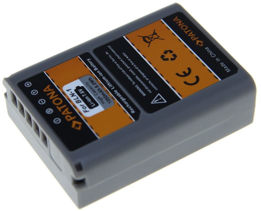 PATONA pro Olympus PS-BLN1 1050mAh Li-Ion