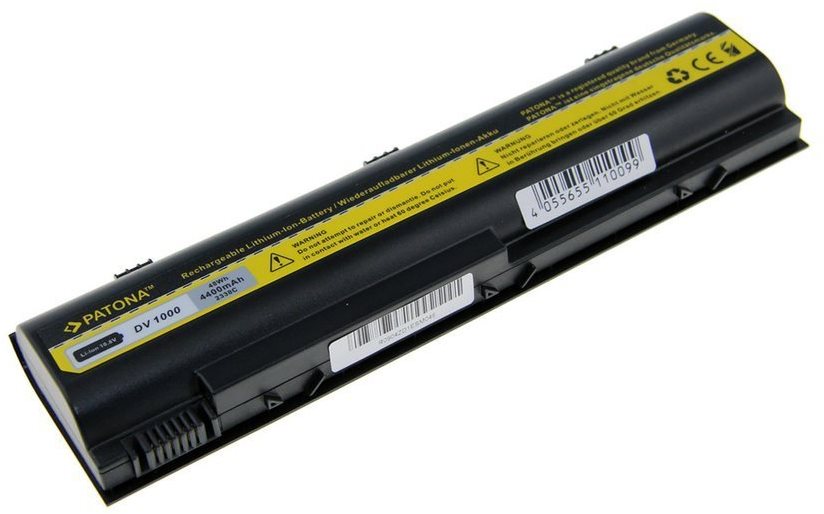 PATONA pro ntb HP Compaq DV1000 4400mAh Li-Ion 10, 8V
