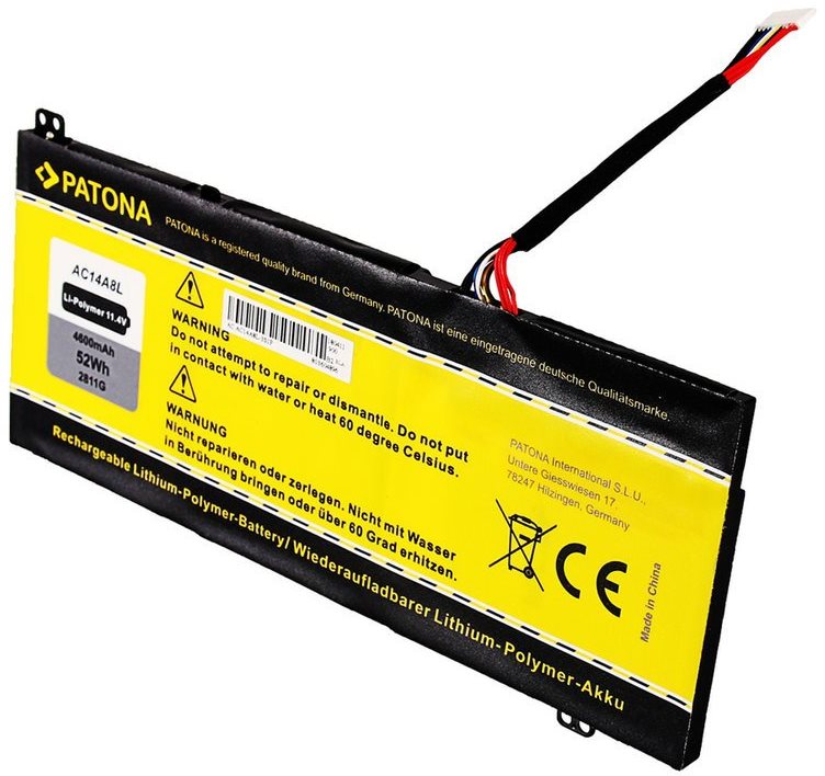 PATONA pro ACER Aspire VN7 4600mAh Li-pol 11.4V AC14A8L