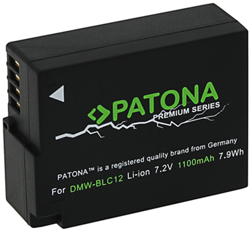 PATONA pro Panasonic DMW-BLC12 E 1100mAh Li-Ion Premium