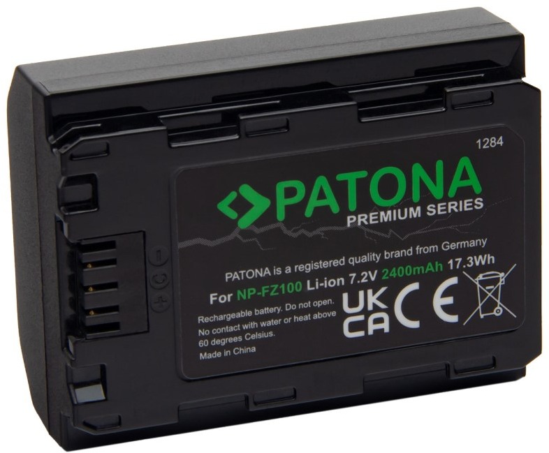 PATONA pro Sony NP-FZ100 2400mAh Li-Ion Premium