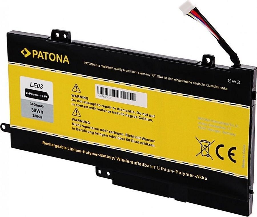 Patona pro HP Envy x360 m6 3400mAh Li-Pol 11,4V LE03XL