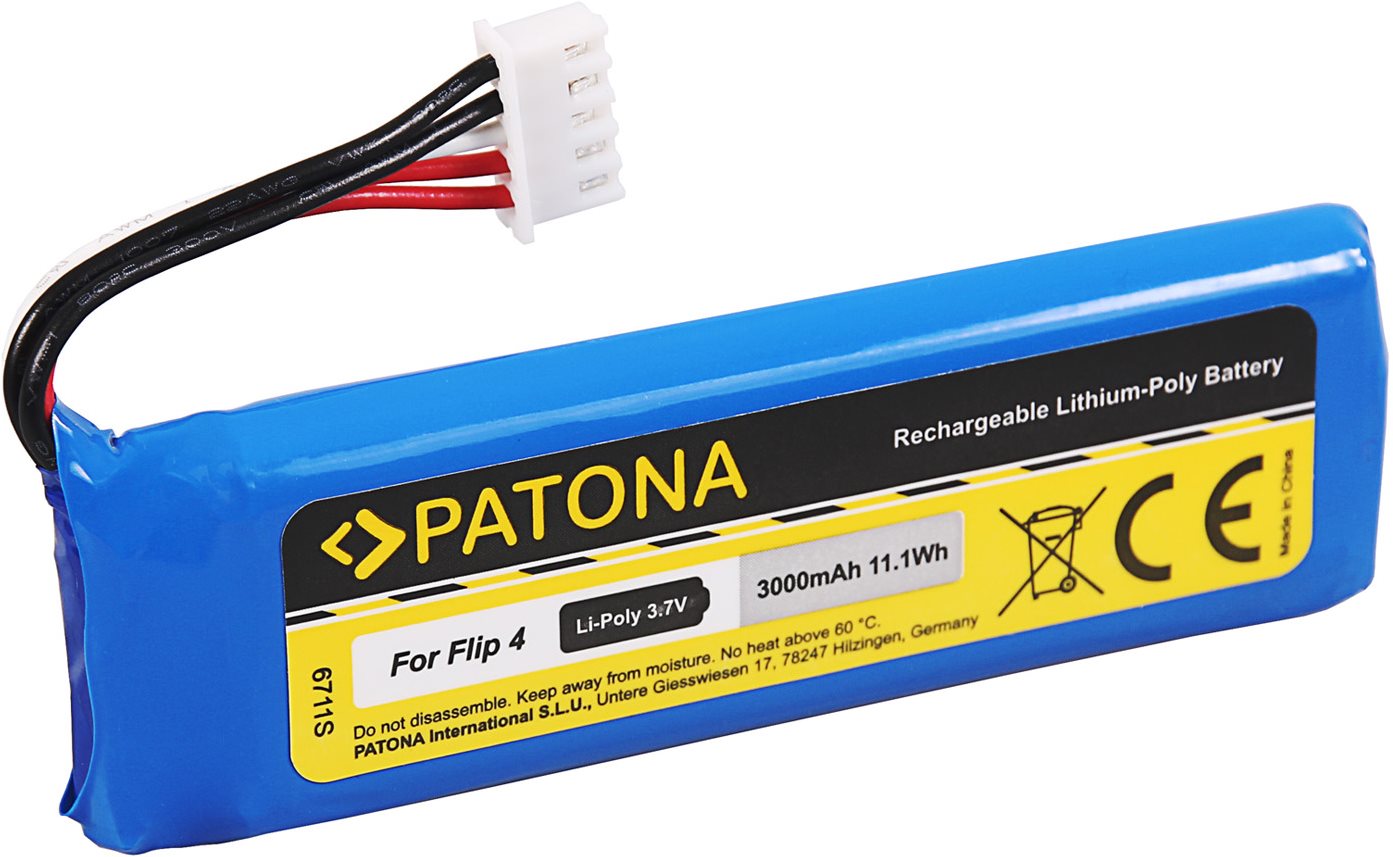 PATONA baterie pro reproduktor JBL Flip 4