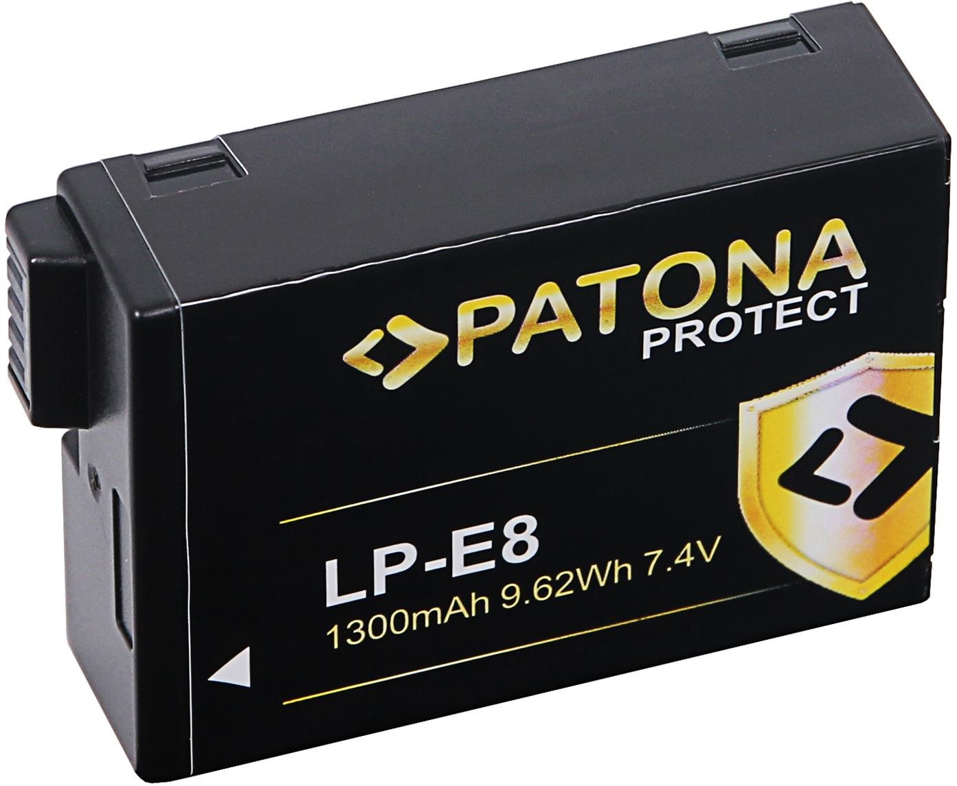 PATONA pro Canon LP-E8/LP-E8+ 1300mAh Li-Ion Protect