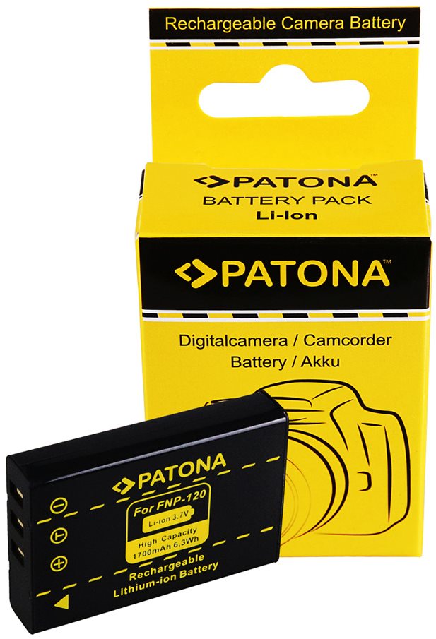PATONA pro Fuji NP-120 1700mAh Li-lon