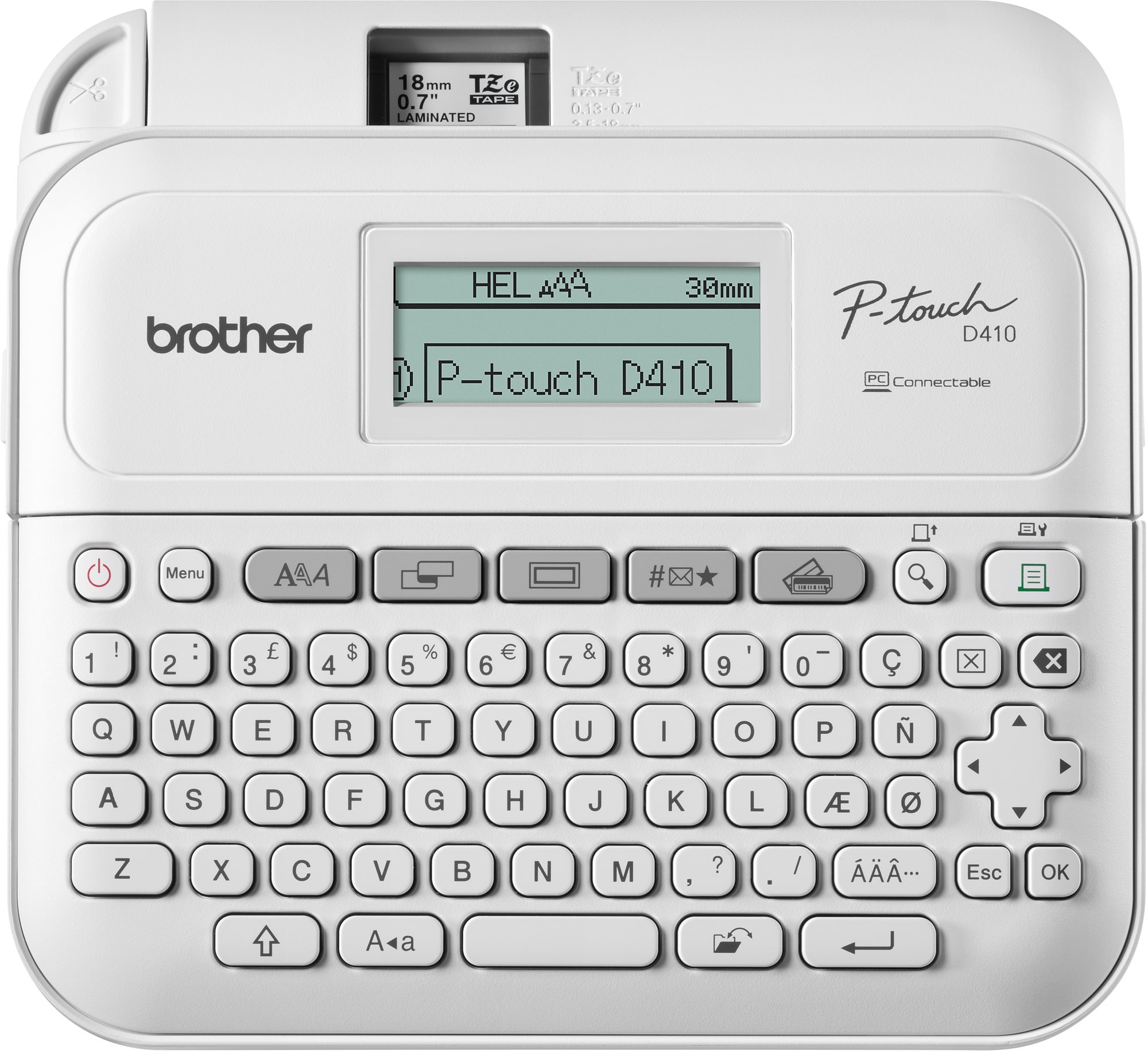 Štítkovač Brother PT-D410 pro efektivní tisk štítků