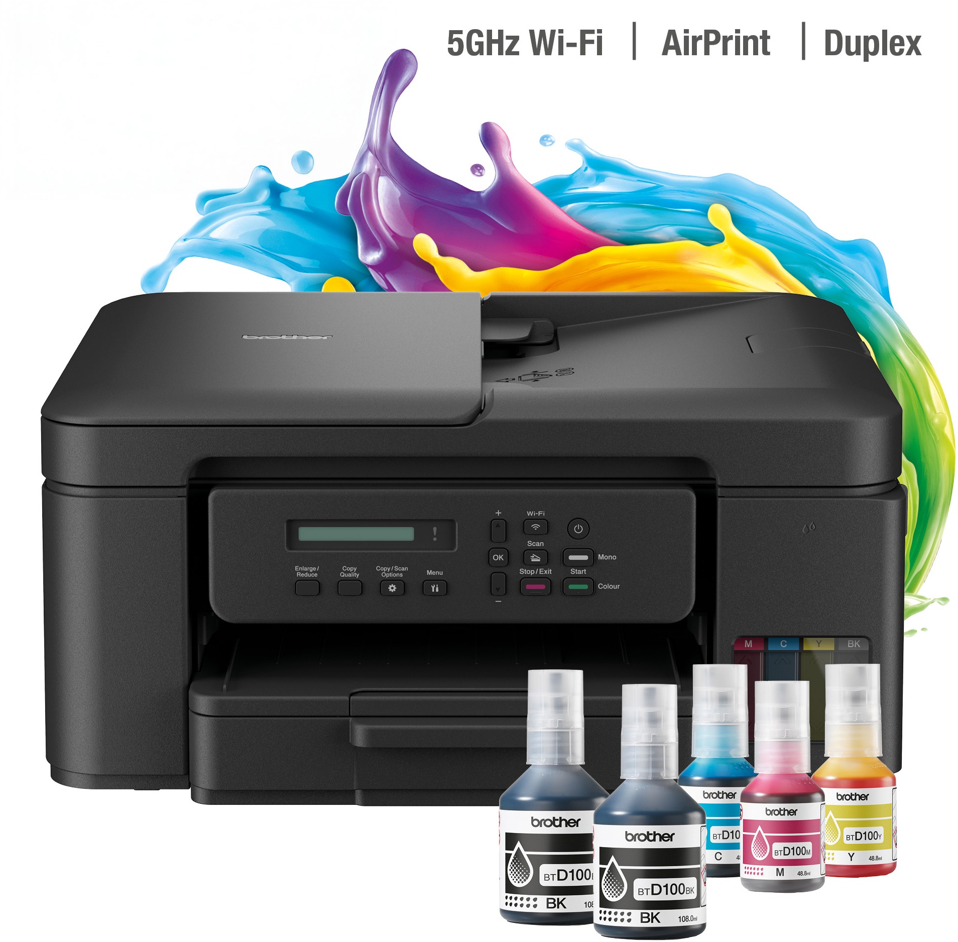 Brother DCP-T730DW multifunkční tiskárna s bezdrátovým připojením