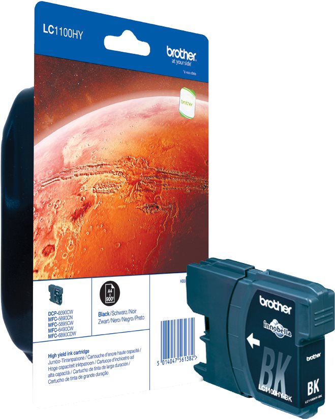 Profesionální inkousty Brother LC-1100HYBK pro tiskárny a skenery