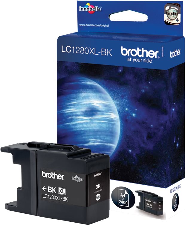 Brother LC-1280XLBK černá - kvalitní inkousty pro vaše tiskárny
