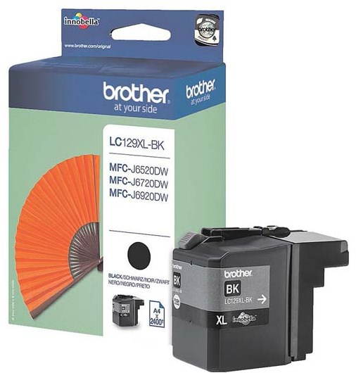 Brother LC-129XLBK černá - vysoce kvalitní inkoust