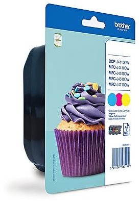 Inkoust Brother LC-123RBWBP multipack pro kvalitní tisk