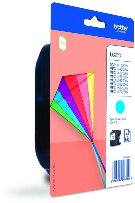 Brother LC-223C azurová inkoust