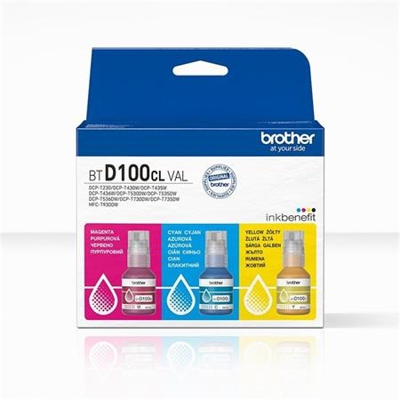 Brother BT-D100CLVAL multipack - spolehlivý inkoust pro vaše tiskárny