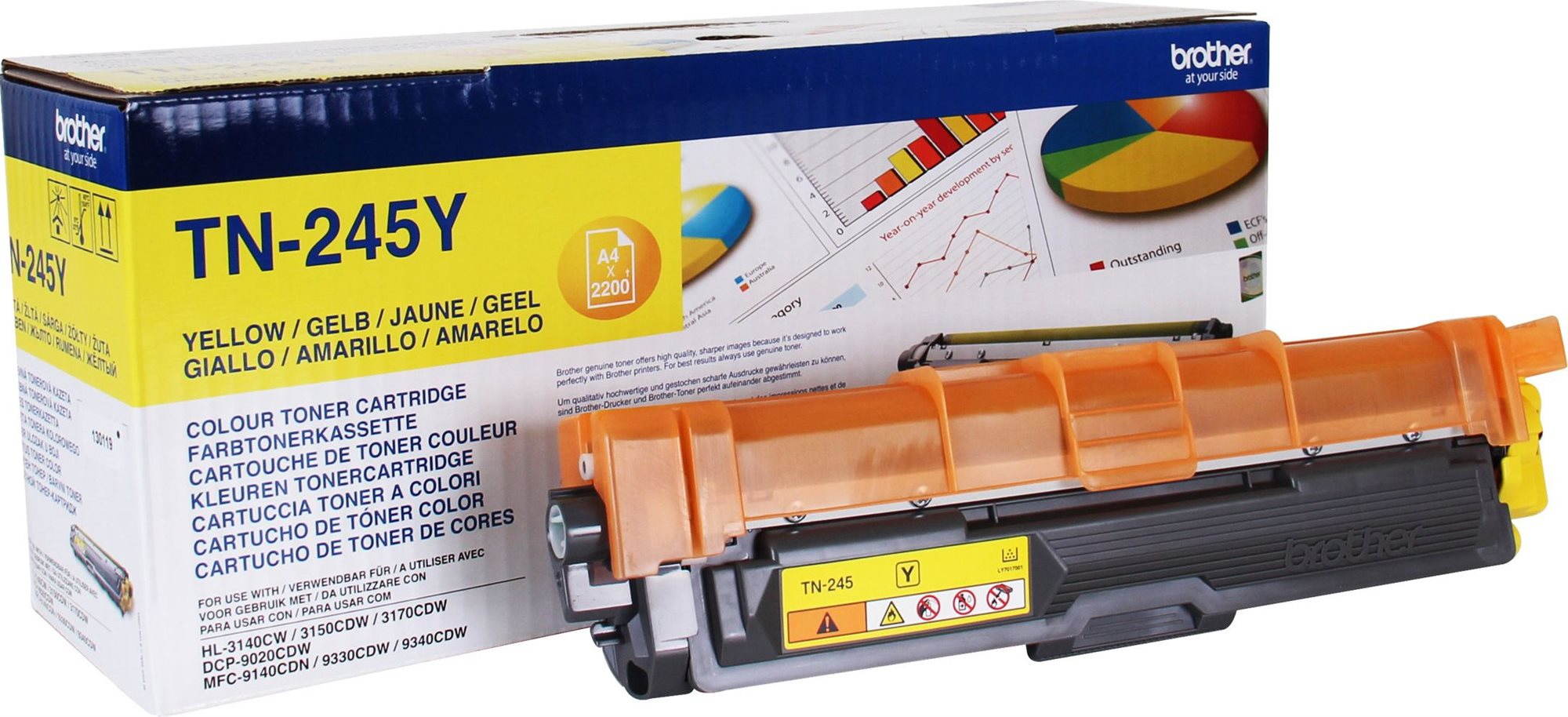Brother TN-245Y žlutý toner pro tiskárny