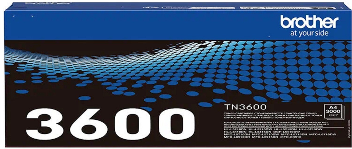 Brother TN-3600 černý toner pro kvalitní tisk