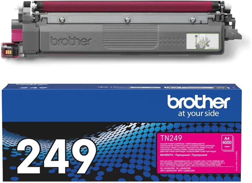 Toner Brother TN-249M purpurový pro kvalitní tisk