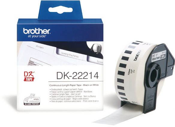 Brother DK 22214 - papírový štítek pro tiskárny a skenery