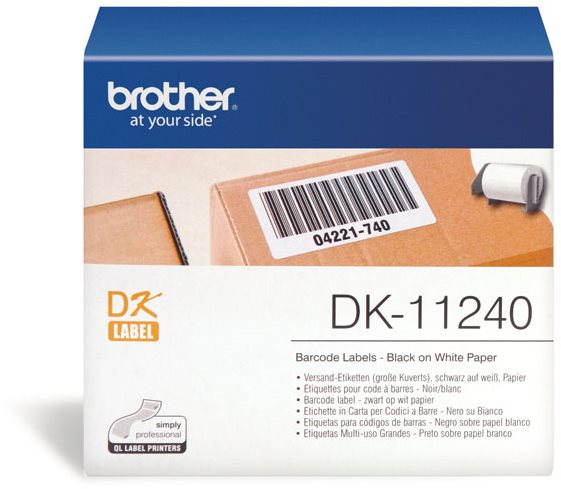 Brother DK 11240 - kvalitní papírové štítky pro tiskárny