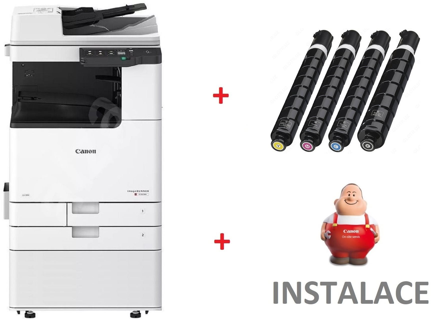 Canon imageFORCE C3026 + 4 tonery + podstavec S3 + instalace