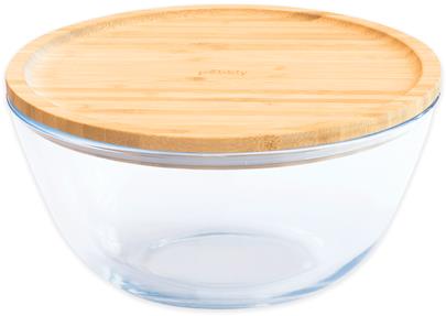 Pebbly PKV-013 Skleněná dóza na jídlo, 2,6 l